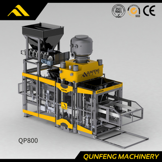 QP800 Hydraulische Press-Ziegelherstellungsmaschine