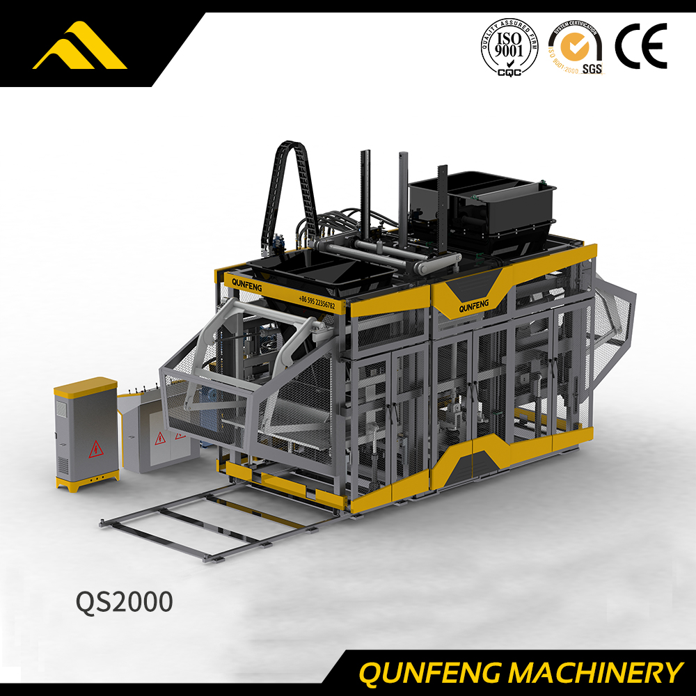 China-Blockherstellungsmaschine der Überschallserie (QS2000)